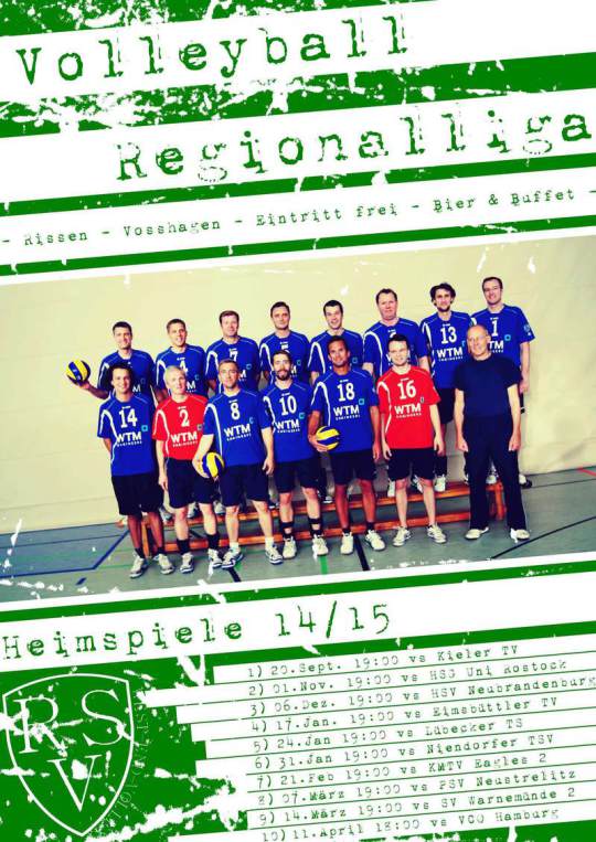 Spielplan der 1. Herren