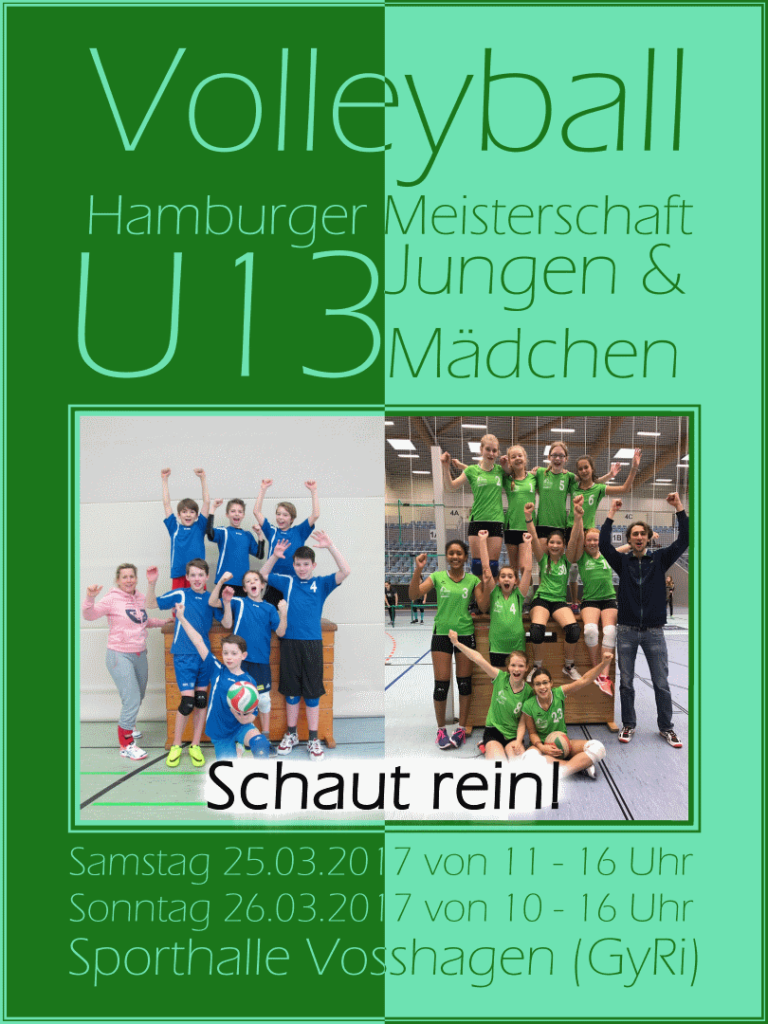 Volleyball U13 Meisterschaft – Das Finale in Rissen